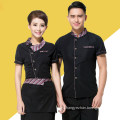 Hotel Waiter Uniform Summer Waitress Overalls Waiter′s Clothes Work Wear
